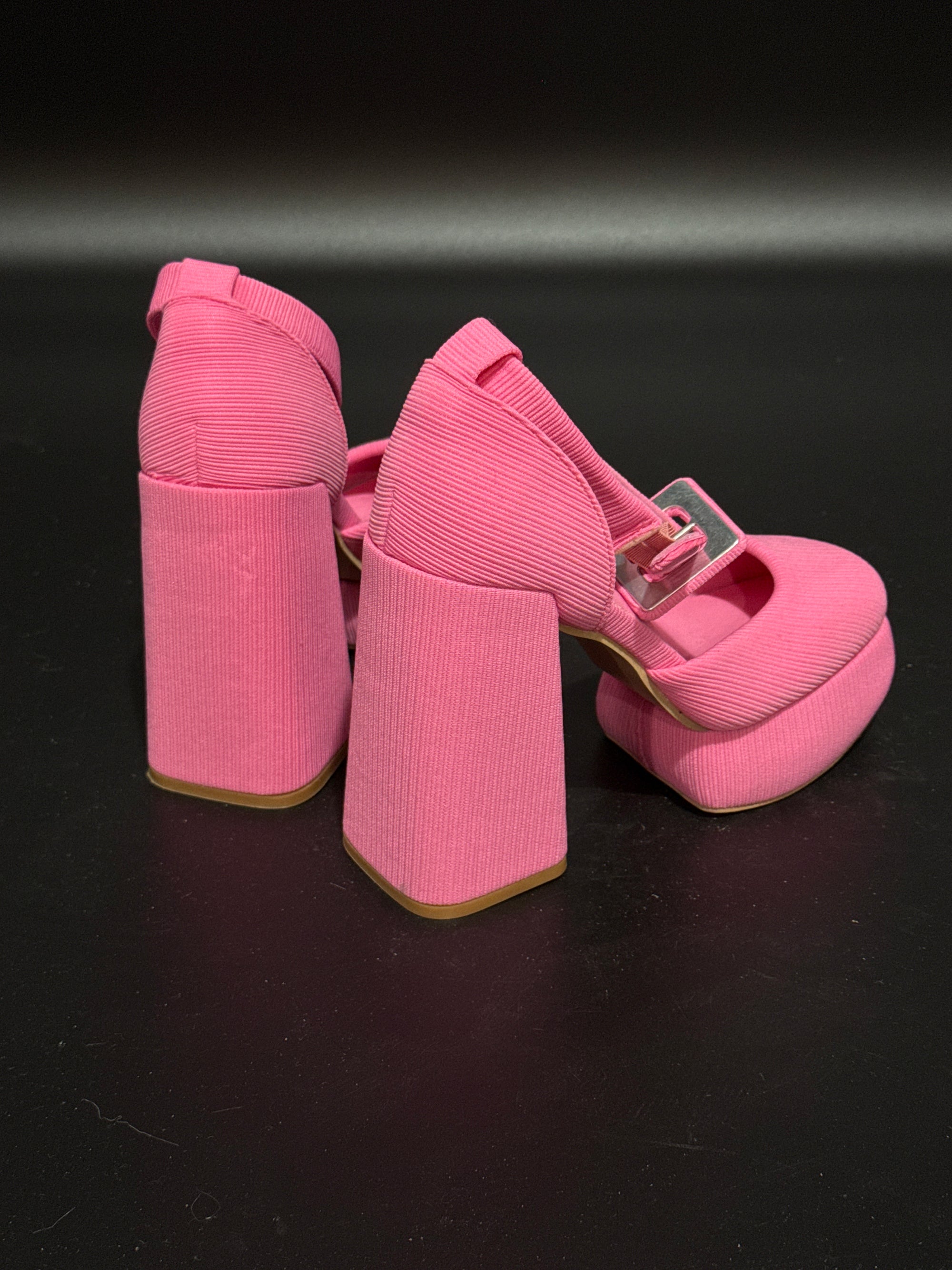 Hot pink Platform Ankle Heels EU39