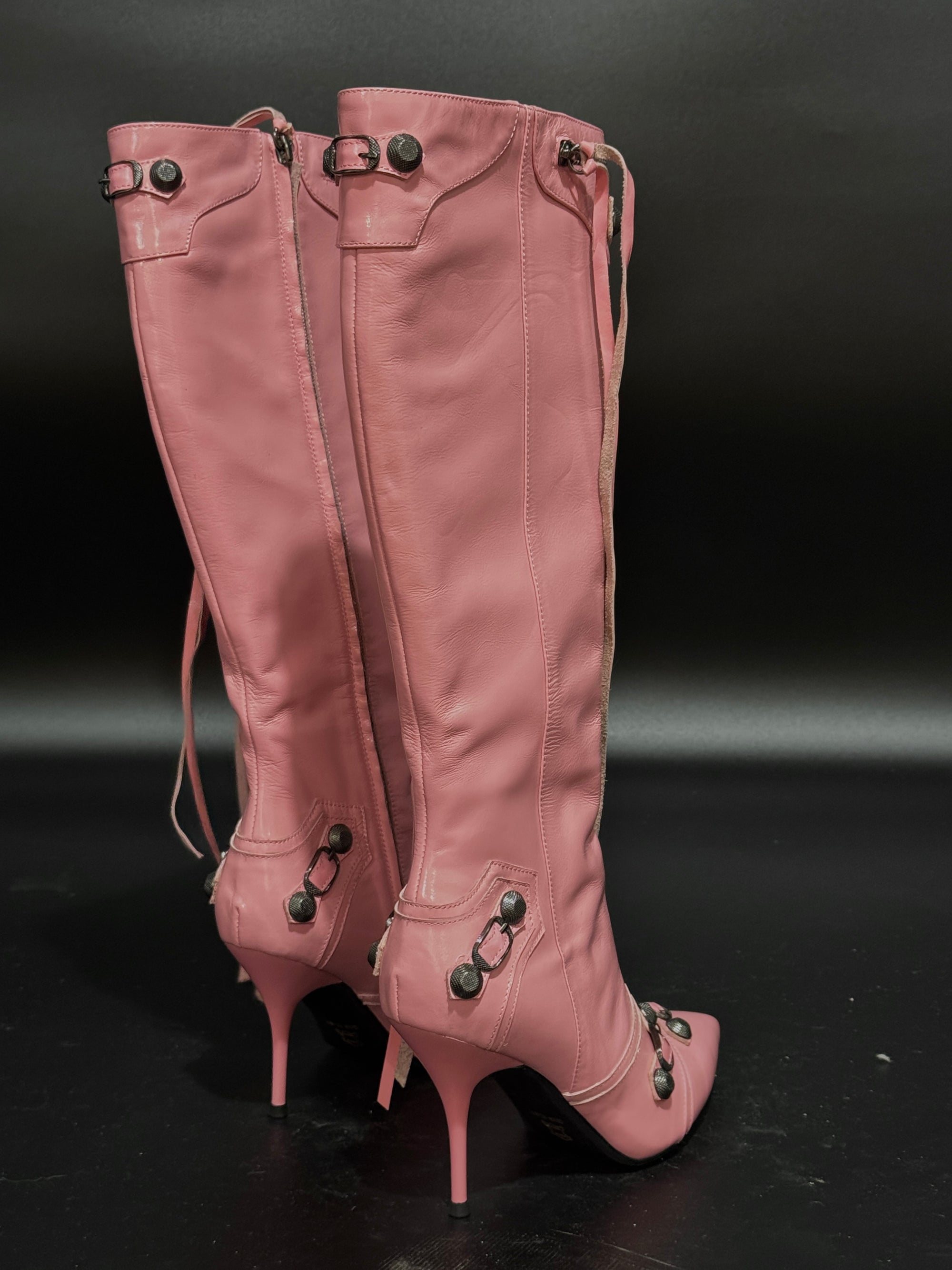 Hot Pink Knee-high Boots EU39