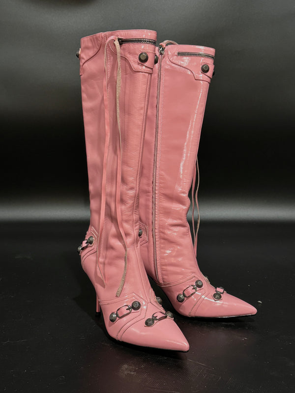 Hot Pink Knee-high Boots EU39