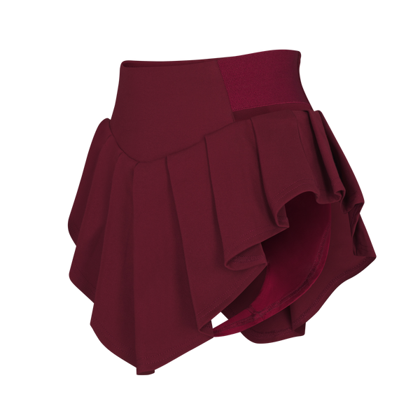 Rodeo Skort - Burgundy