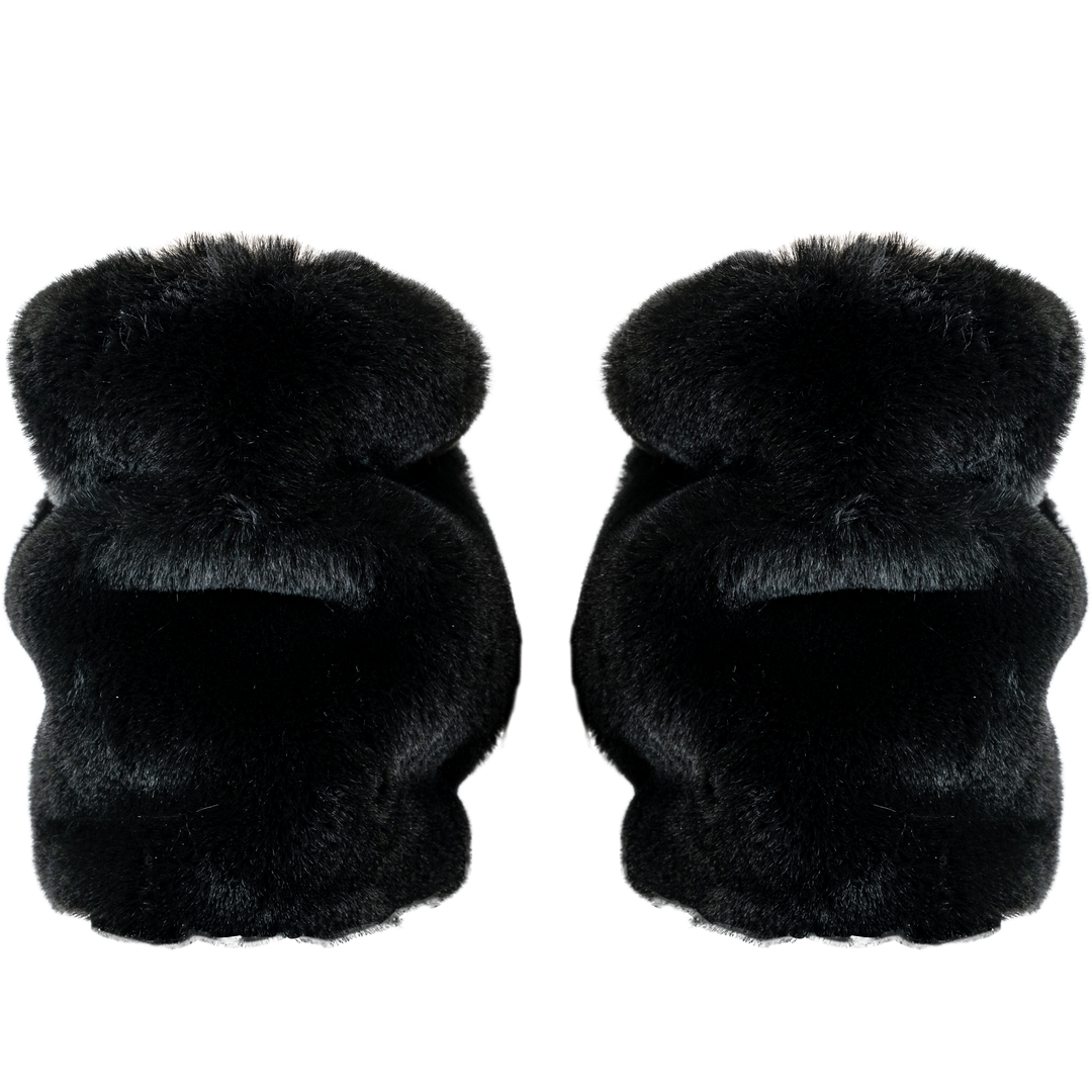 Basic Fuzzy Legwarmers - Black